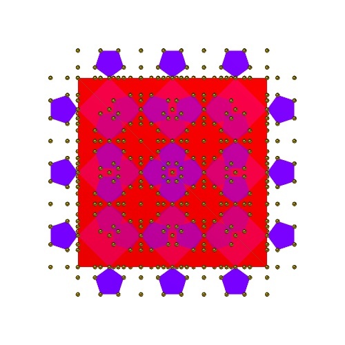 porphyrin crystal complex: alternative cubic formations